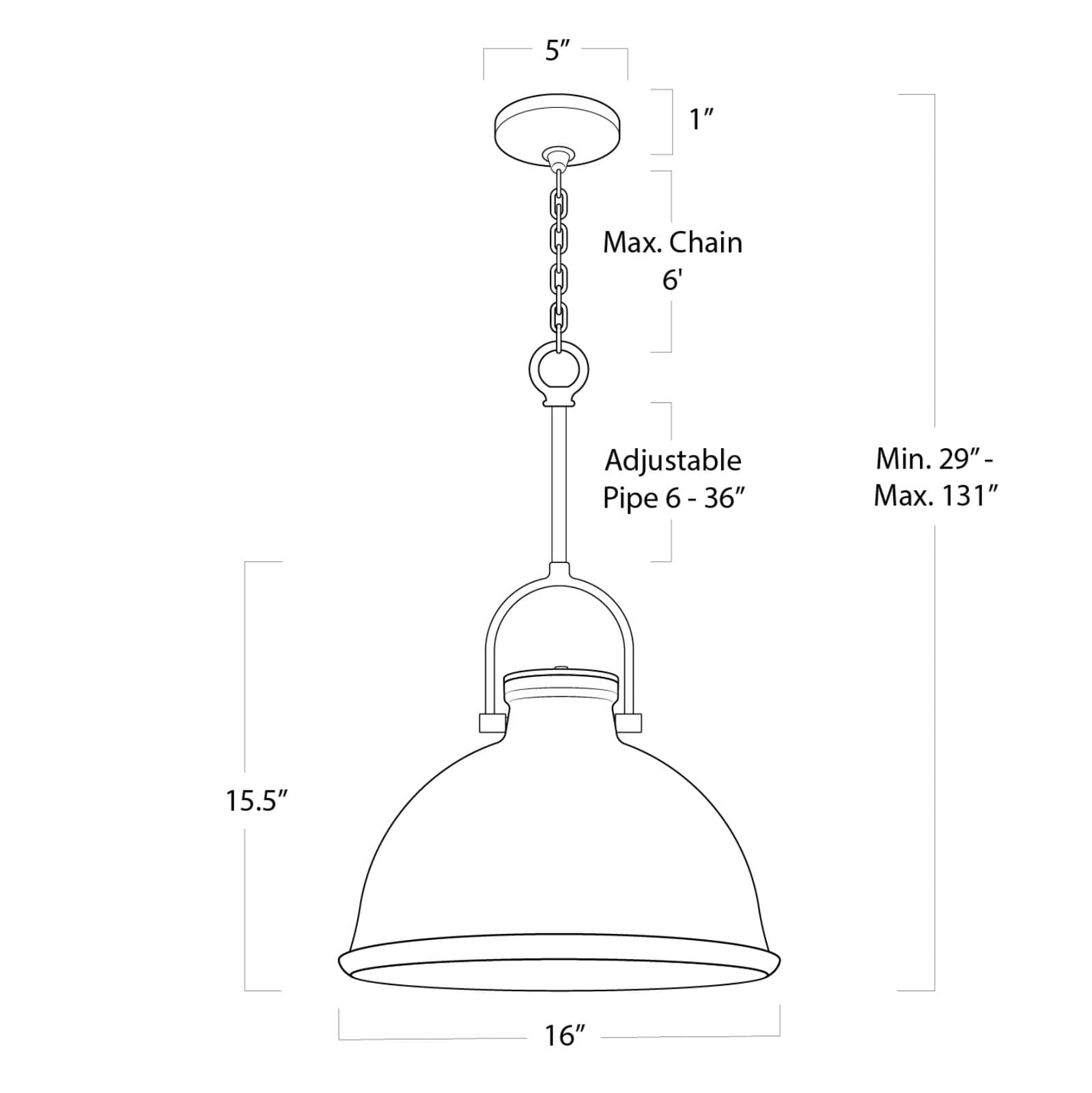 Regina Andrew  Eloise Ceramic Pendant (White) 16-1219 Pendants Regina Andrew   