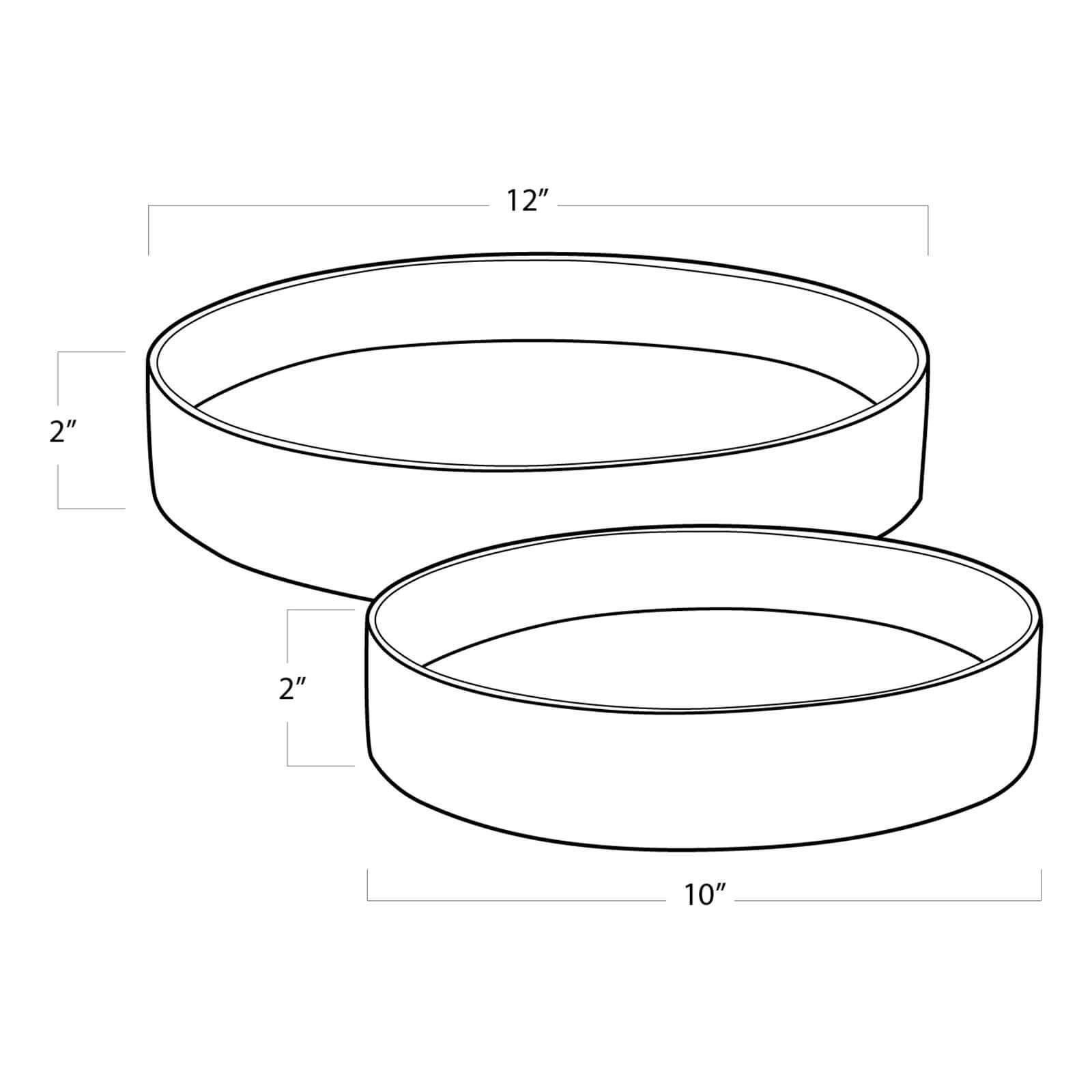 Regina Andrew Tray Set (Natural Brass)