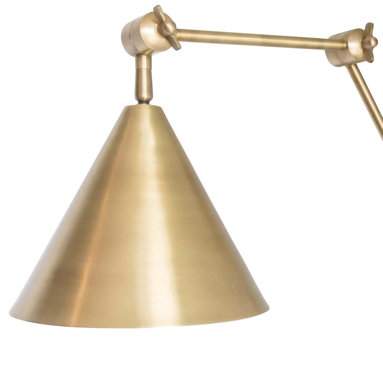 Regina Andrew  Zig-Zag Task Sconce (Natural Brass) Wall Light Fixtures Regina Andrew   