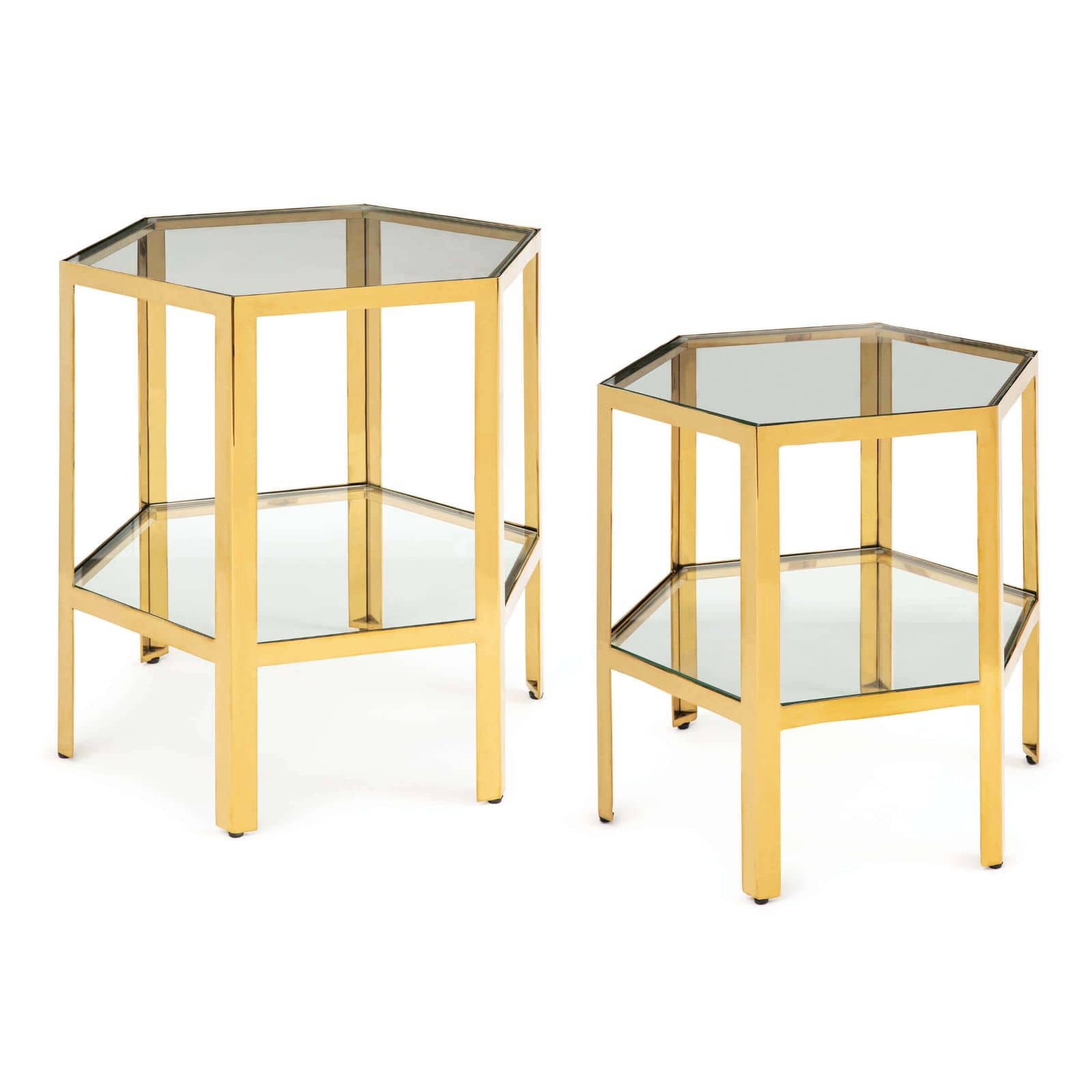 Regina Andrew  Quadrum Table Small (Gold) Decorative Accents Regina Andrew   