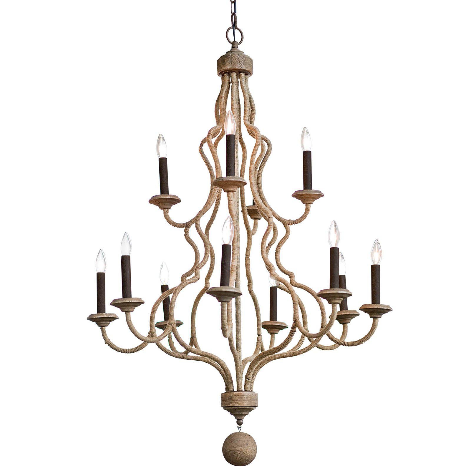 Regina Andrew  Jute Chandelier Chandeliers Regina Andrew Natural  