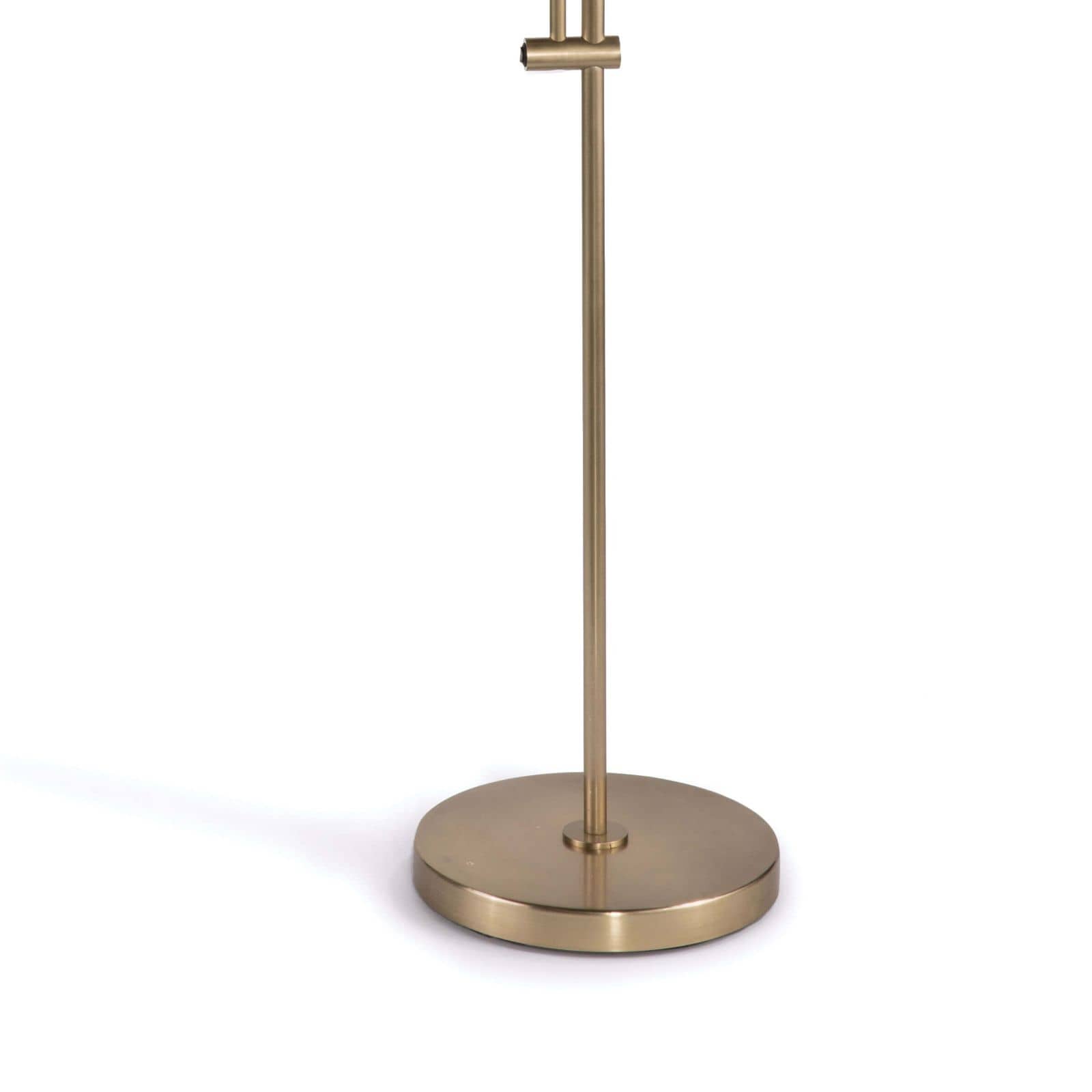 Regina Andrew  Arc Floor Lamp With Fabric Shade (Natural Brass) Table Lamps Regina Andrew   