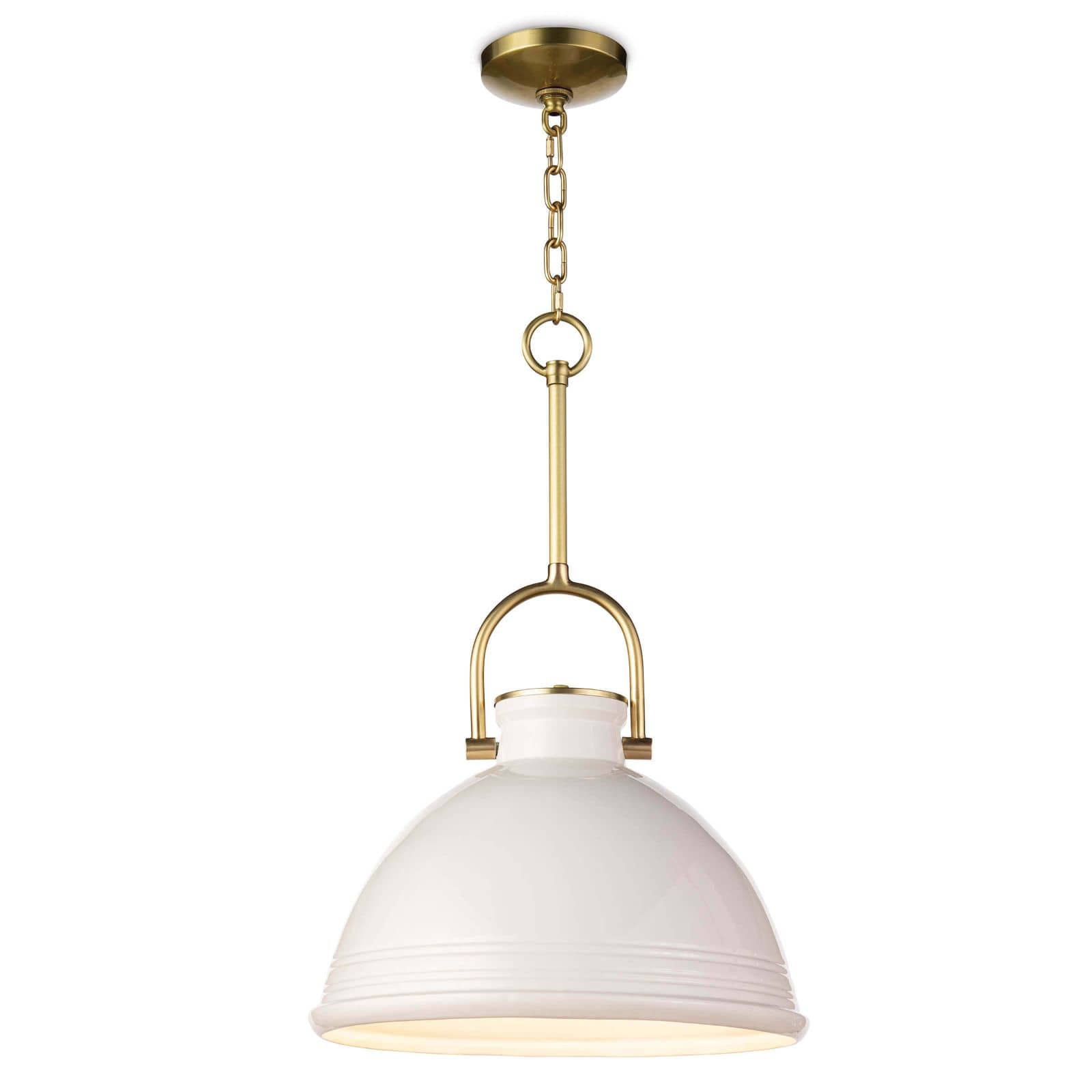 Regina Andrew Eloise Ceramic Pendant (White) 16-1219