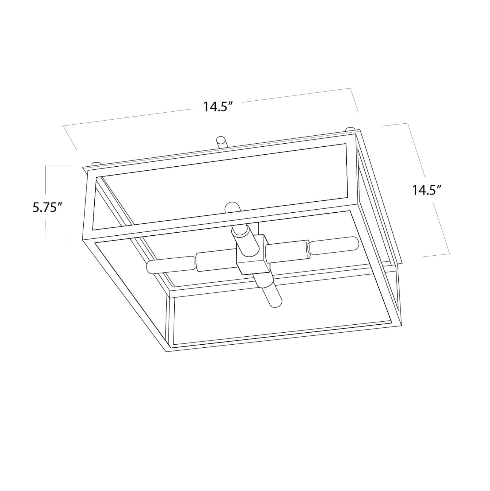 Regina Andrew Ritz Flush Mount (Natural Brass)