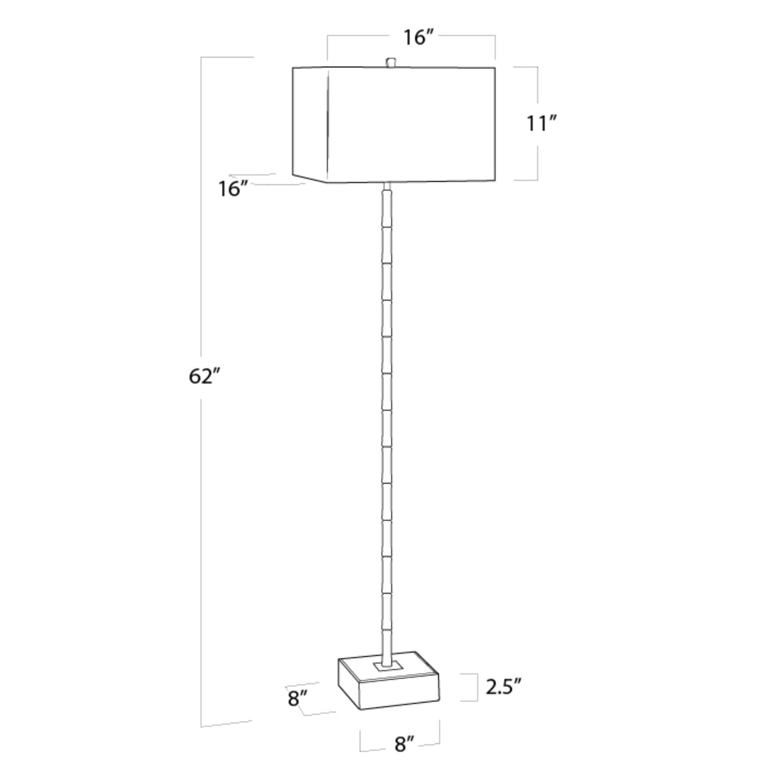 Regina Andrew  Sarina Floor Lamp Lamp Regina Andrew   