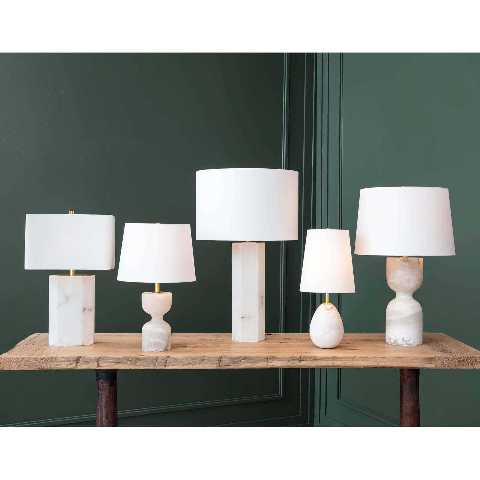 Regina Andrew  Stella Alabaster Table Lamp Table Lamps Regina Andrew   