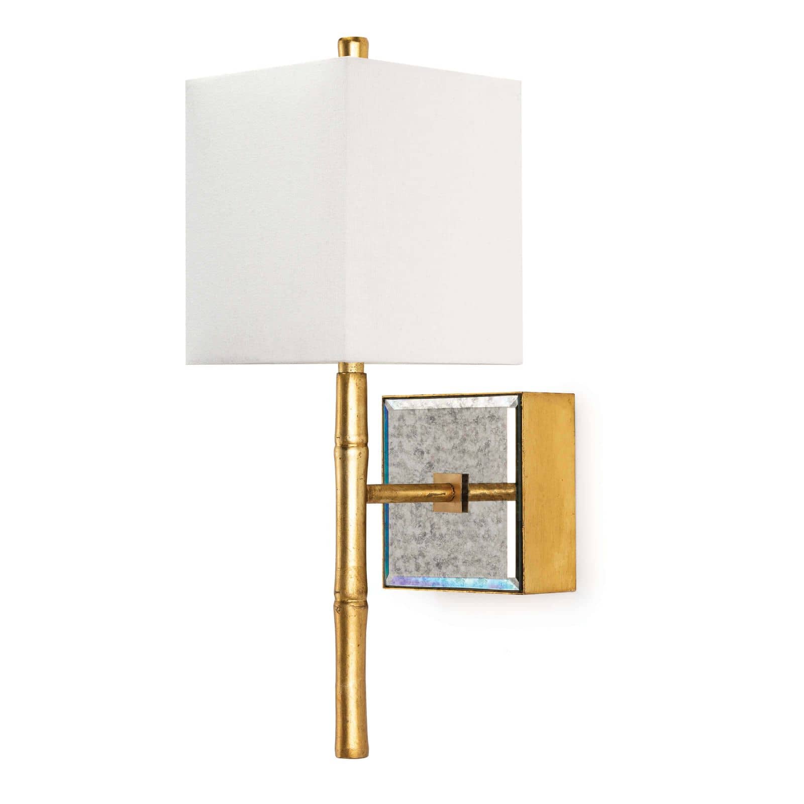 Regina Andrew  Sarina Sconce Wall Sconces Regina Andrew Gold Leaf  