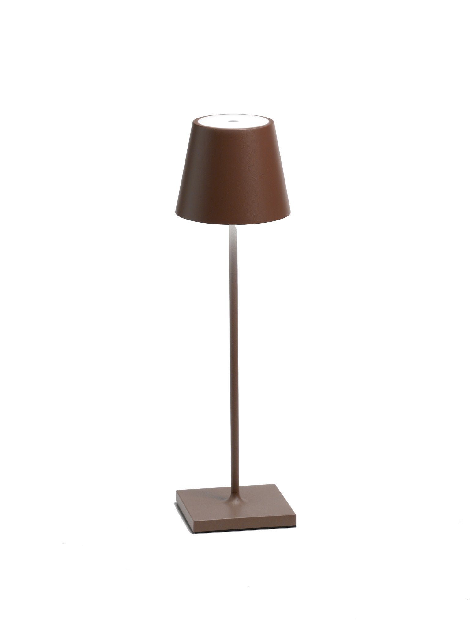 Zafferano America Poldina Pro Cordless Table Lamp | OS Cordless Lamps Zafferano America Rust  