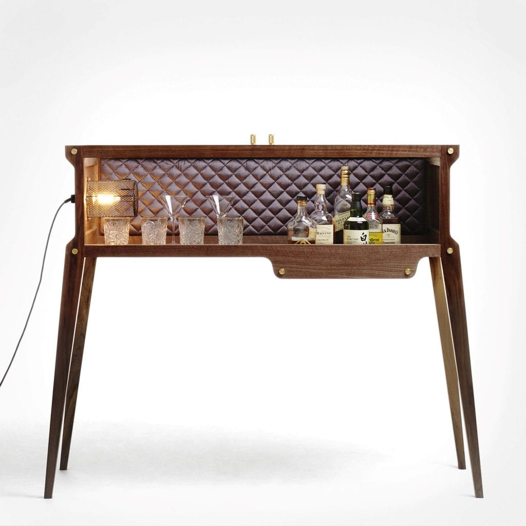 Buster + Punch  Rockstar Whiskey Bar Bar Furniture Buster + Punch American walnut  