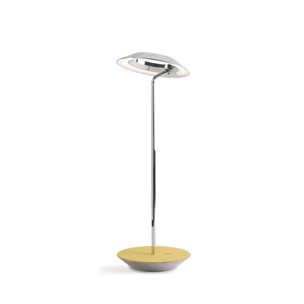 Koncept Inc Royyo Desk Lamp, Chrome body, Honeydew Felt base plate RYO-SW-CRM-HDF-DSK