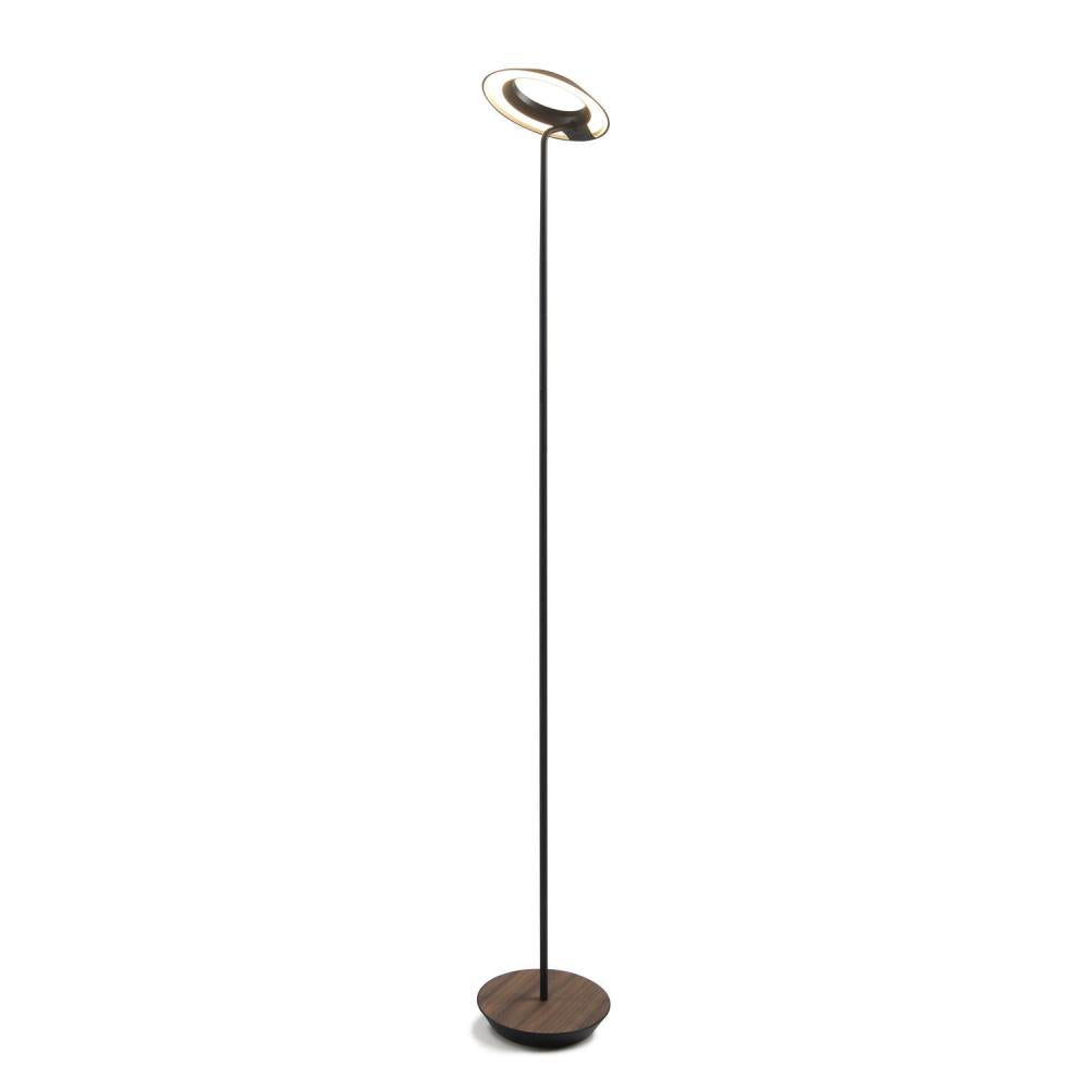 Koncept Inc Royyo Floor Lamp, Matte Black Body, Oiled Walnut base plate RYO-SW-MTB-OWT-FLR