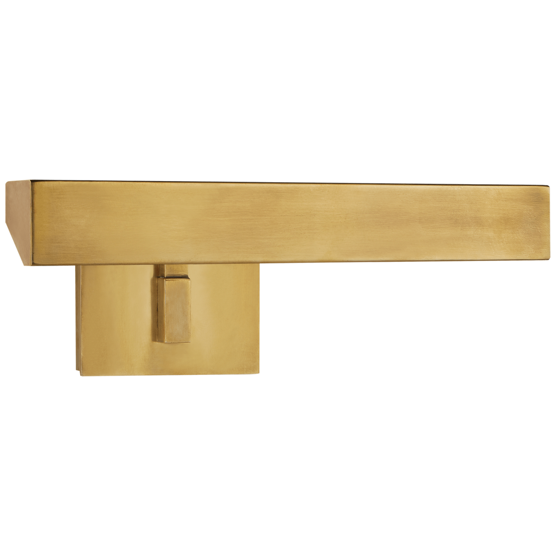 Visual Comfort McClain 12" Hardwired Picture Light Wall Sconces Visual Comfort & Co. Hand-Rubbed Antique Brass No Option 