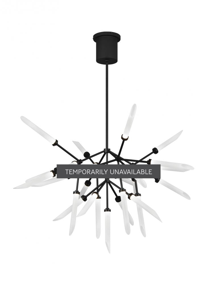 Tech Lighting Spur Chandelier Chandeliers Tech Lighting Matte Black  